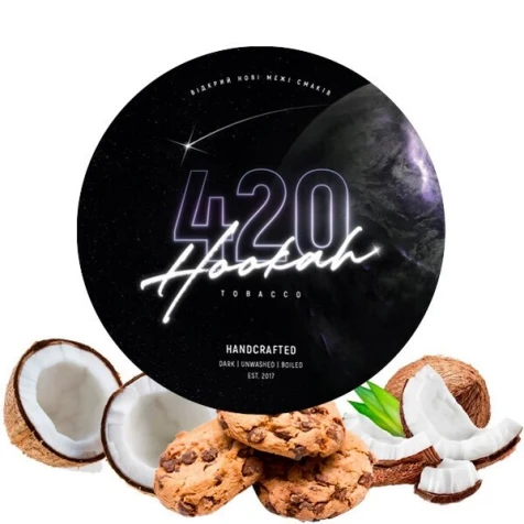 Табак 420 Dark Line Coconut Cookies (Кокосовое Печенье) 100 г