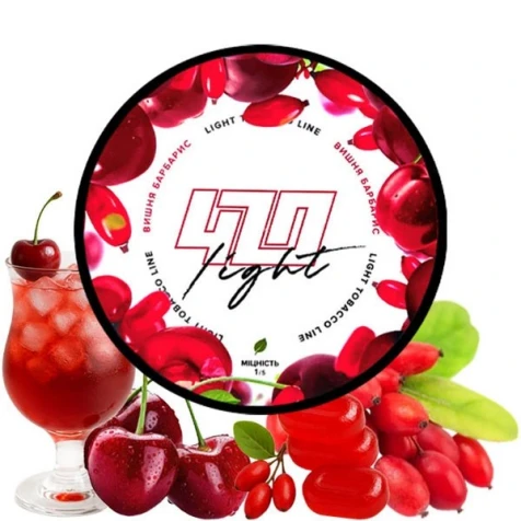 Тютюн 420 Light Line Cherry Barberry (Вишня Барбарис) 100 г