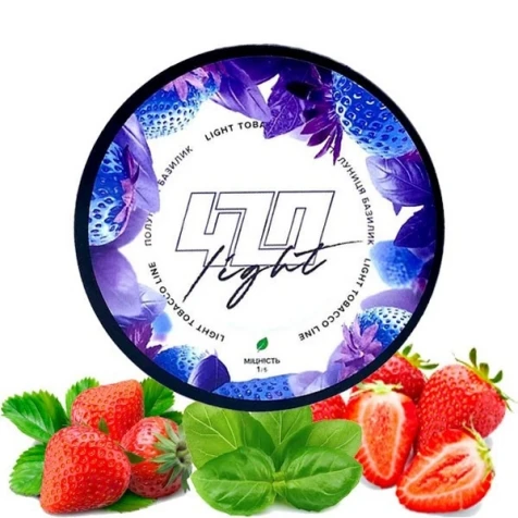 Табак 420 Light Line Strawberry Basil (Клубника Базилик) 40 г