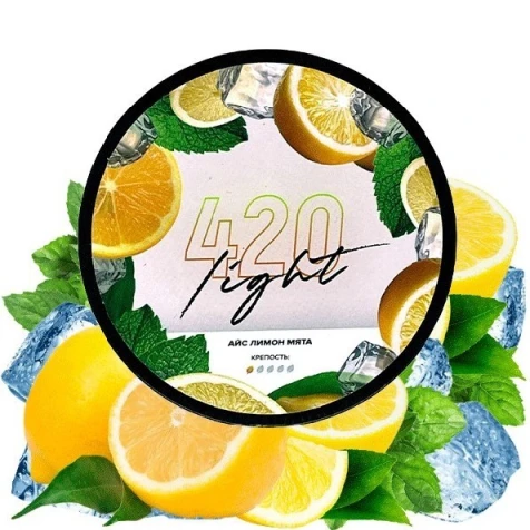 Табак 420 Light Line Айс Лимон Мята 40 г