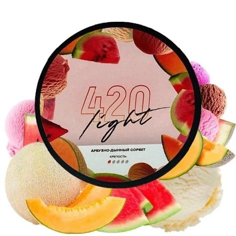 Табак 420 Light Line Арбузно-Дынный Сорбет 40 г