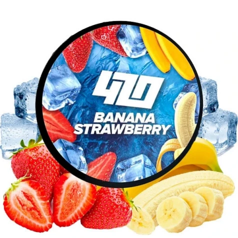 Табак 420 Dark Line Banana Strawberry (Банан Клубника) 250 г