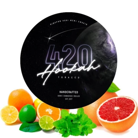Табак 420 Dark Line Citrus Mint (Цитрус Мята) 250 г