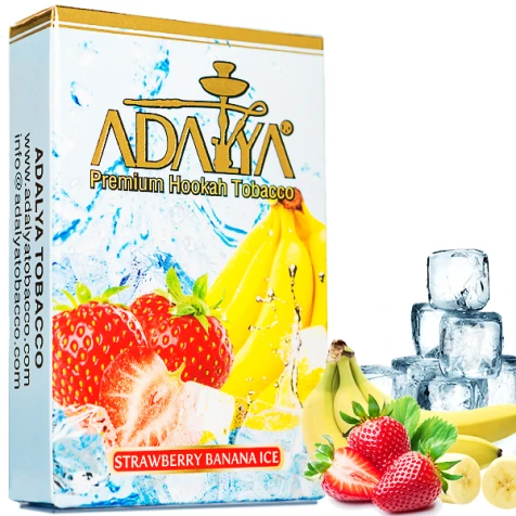 Табак Adalya Strawberry Banana Ice (Клубника Банан Лед) 50гр