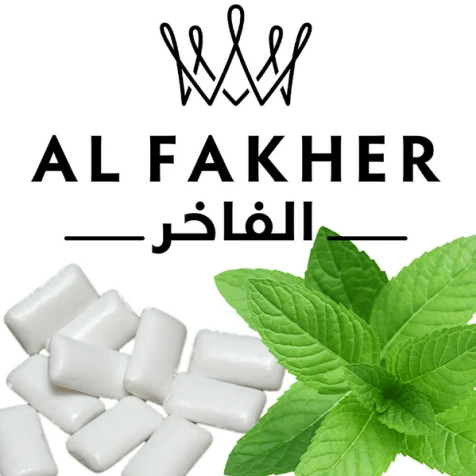 Тютюн Al Fakher Gum With Mint (Жуйка Віз М'ята) 1кг (ПОТЕКШИЙ)