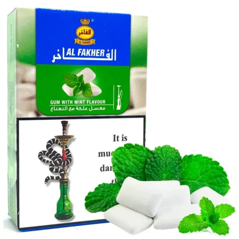 Тютюн Al Fakher Gum With Mint (Жуйка М'ята) 50гр