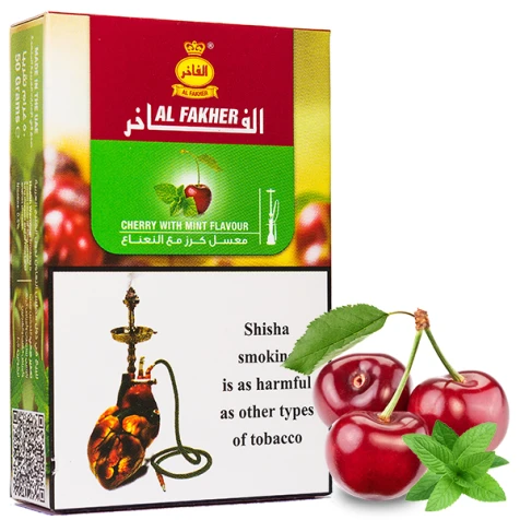 Тютюн Al Fakher Cherry With Mint (Вишня М'ята) 50гр