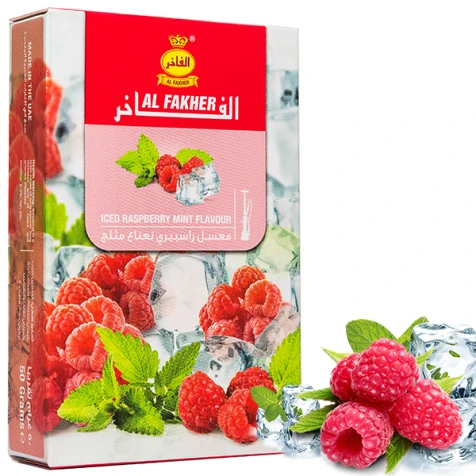 Тютюн Al Fakher Iced Raspberry Mint (Малина М'ята Лід) 50гр