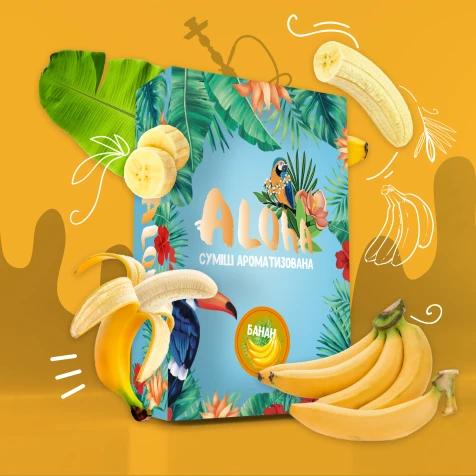 Безтютюнова Суміш Aloha Banana (Банан) 100гр