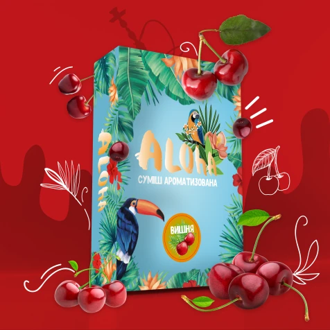 Безтютюнова Суміш Aloha Cherry (Вишня) 100гр