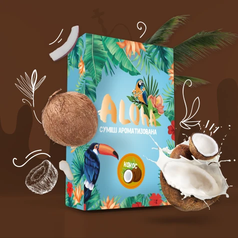 Безтютюнова Суміш Aloha Coconut (Кокос) 100гр