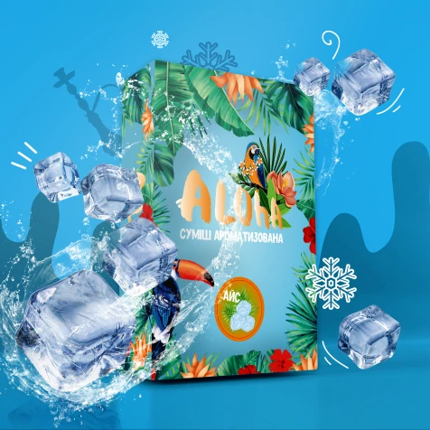Безтютюнова Суміш Aloha Ice (Лід) 100гр