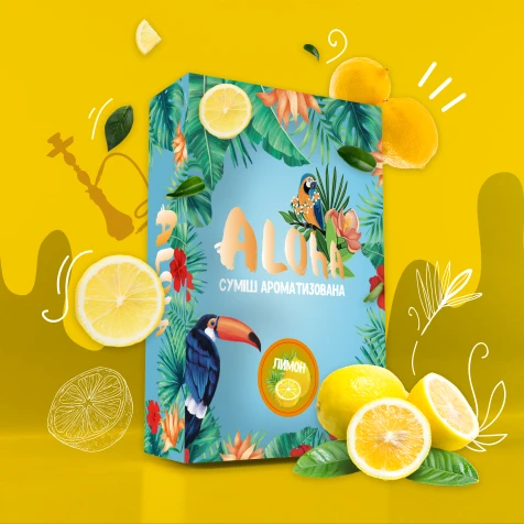 Безтютюнова Суміш Aloha Lemon (Лимон) 100гр