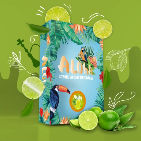 Безтютюнова Суміш Aloha Lime (Лайм) 100гр