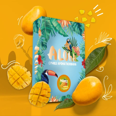 Безтютюнова Суміш Aloha Mango (Манго) 100гр