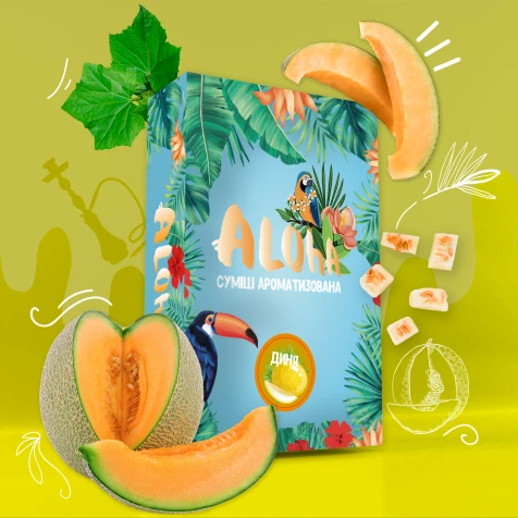 Безтютюнова Суміш Aloha Melon (Диня) 100гр