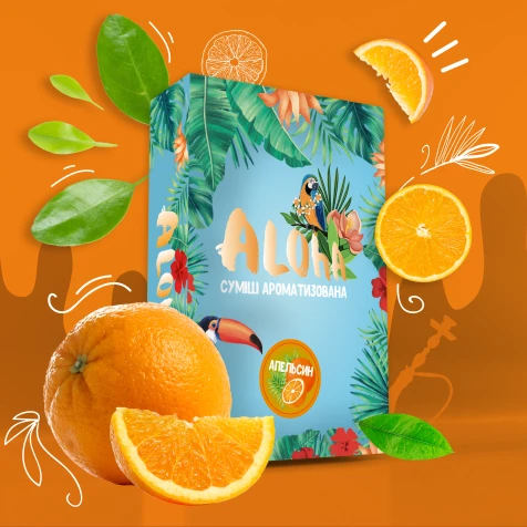 Безтютюнова Суміш Aloha Orange (Апельсин) 100гр