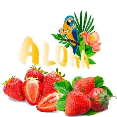 Безтютюнова Суміш Aloha Strawberry (Полуниця) 40гр