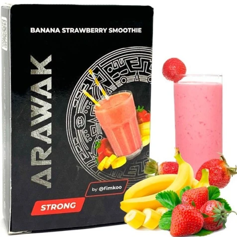 Тютюн Arawak Strong Banana Srawberry Smoothie (Банан Полуниця Смузи) 40гр