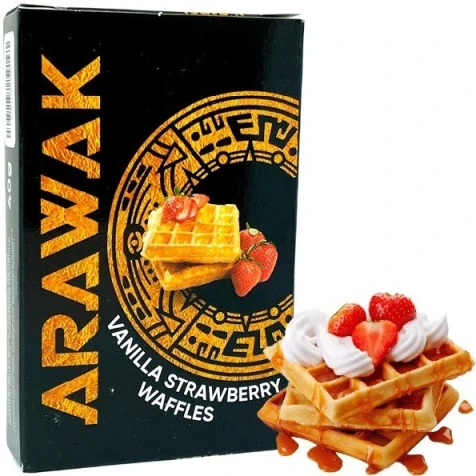 Табак Arawak Vanilla Strawberry Waffles (Ваниль Клубника Вафли) 40гр