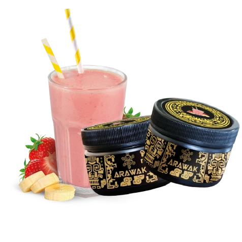 Тютюн Arawak Banana Strawberry Smoothie (Банан Полуниця Смузі) 100гр
