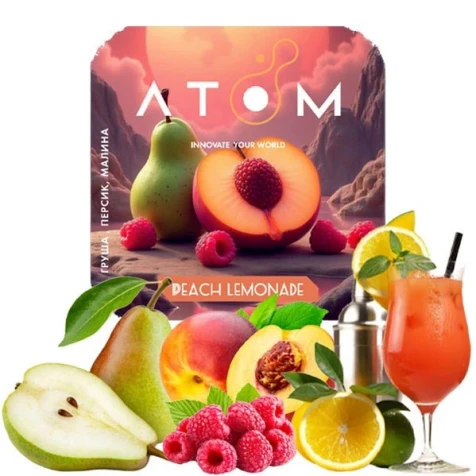 Тютюн Atom Peach Lemonade (Персиковий Лимонад) 50гр