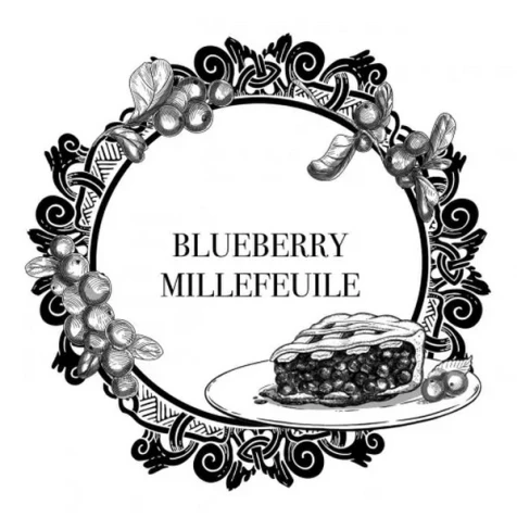 Тютюн Bagator Blueberry Millefeuile (Чорничний Мільфей) 50гр