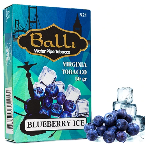 Тютюн Balli Blueberry Ice (Чорниця Лід) 50гр