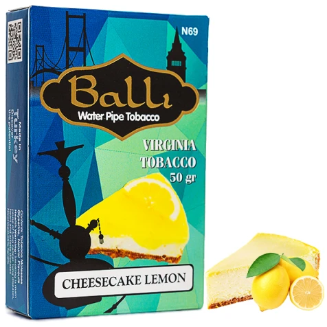 Тютюн Balli Cheesecake Lemon (Лимонний Чізкейк) 50гр