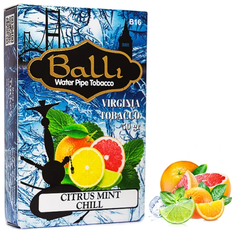 Тютюн Balli Citrus Mint Chill (Цитрус М'ята Лід) 50гр