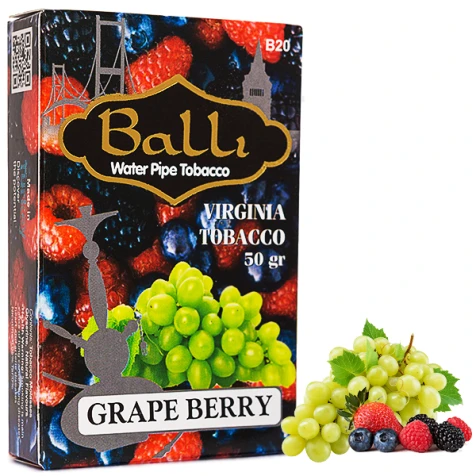 Тютюн Balli Grape Berry (Виноград Ягоди) 50гр