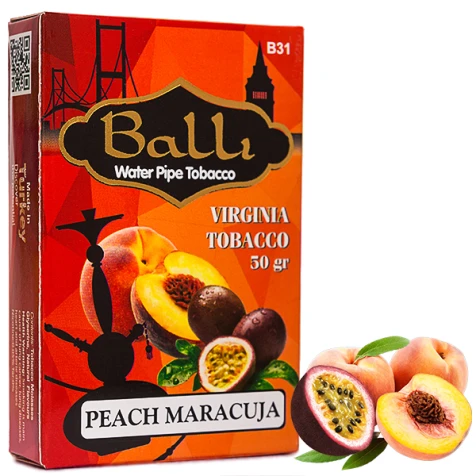 Табак Balli Peach Maracuja (Персик Маракуйя) 50гр