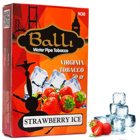 Табак Balli Strawberry Ice (Клубника Лед) 50гр