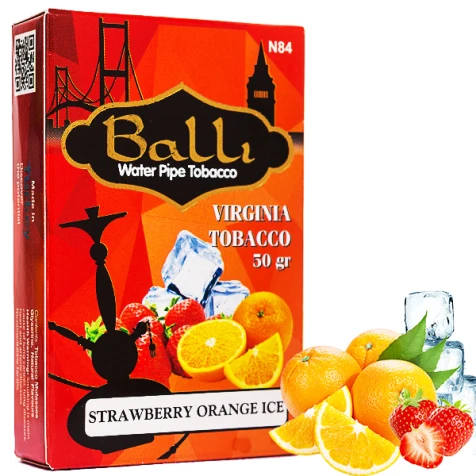 Табак Balli Strawberry Orange Ice (Клубника Апельсин Лед) 50гр
