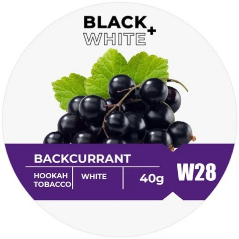 Тютюн Black & White Blackcurrant (Чорна Смородина) 40гр