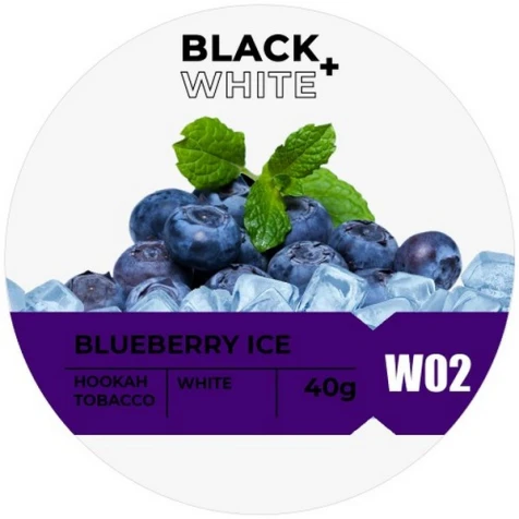 Табак Black & White Blueberry Ice (Черника Лёд) 40гр