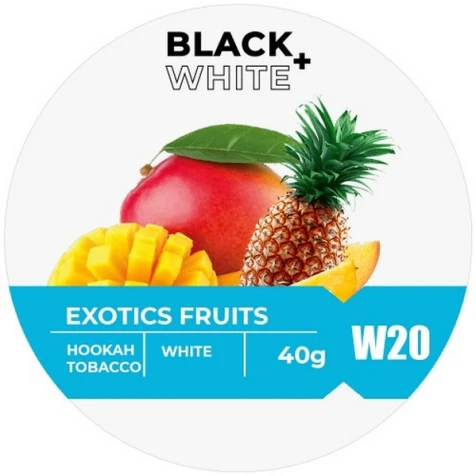Табак Black & White Exotic Fruits (Экзотик Фрут) 40гр