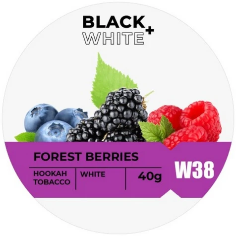 Табак Black & White Forest Berries (Лесные Ягоды) 40гр