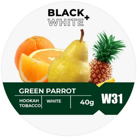 Табак Black & White Green Parrot (Зеленый Перрот) 40гр