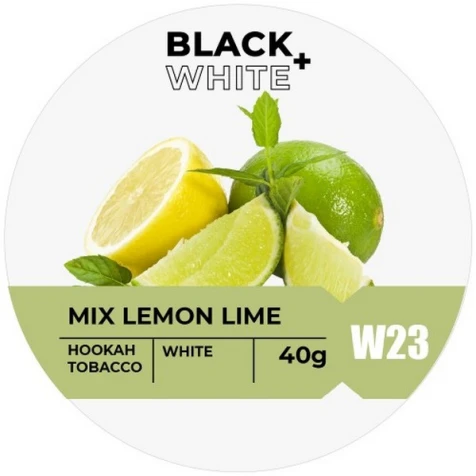 Табак Black & White Mix Lemon Lime (Микс Лимон Лайм) 40гр