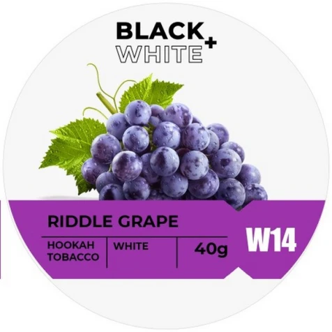 Табак Black & White Riddle Grape (Ридл Виноград) 40гр