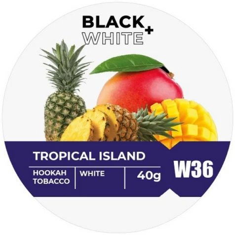 Табак Black & White Tropical Island (Тропикал Айленд) 40гр