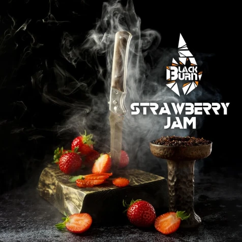 Тютюн Black Burn Strawberry Jam (Полуничний Джем) 25гр