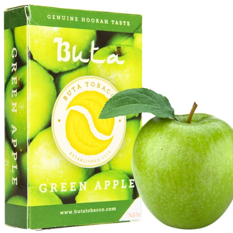 Тютюн Buta Gold Line Green Apple (Зелене Яблуко) 50гр