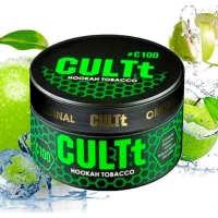 Тютюн CULTt C100 Green Apple Ice (Зелене Яблуко Лід) 100гр