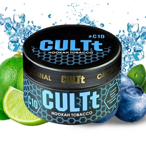 Табак CULTt C10 Lime Blueberry Ice (Лайм Черника Лед) 100гр