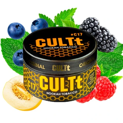 Табак CULTt C17 Cantaloupe Berry Mint (Дыня Ягоды Мята) 100гр