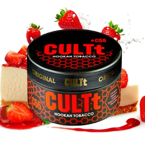 Табак CULTt C55 Strawberry Cheesecake (Клубничный Чизкейк) 100гр