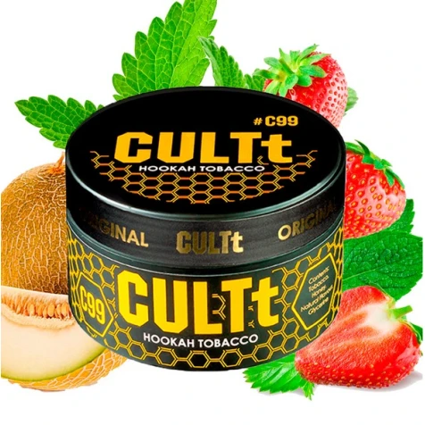 Табак CULTt C99 Melon Strawberry Mint (Дыня Клубника Мята) 100гр