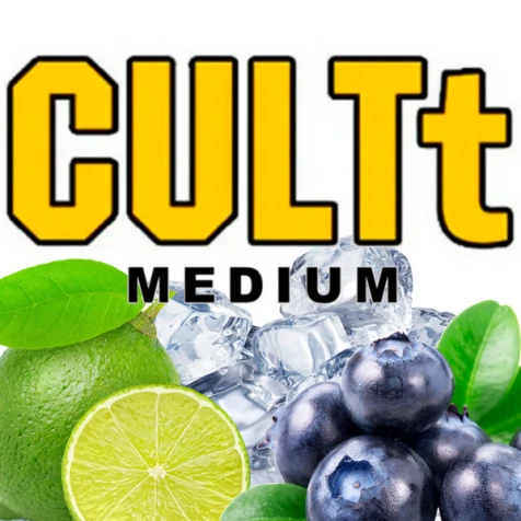Тютюн CULTt Medium M10 Lime Blueberry (Лайм Чорниця) 100гр